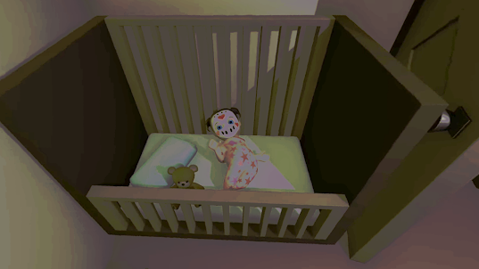 Pink Baby in Scary House