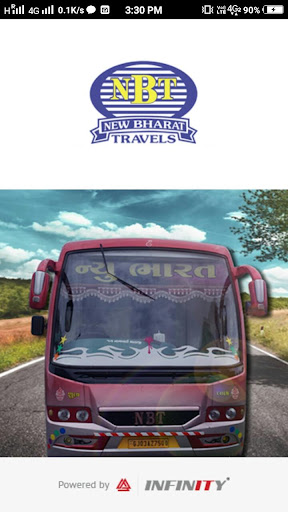 Android application New Bharat Travels screenshort