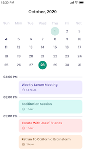Calendar Screenshot