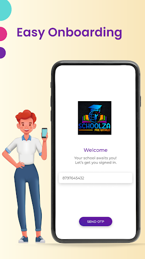 Android application Schoolza Pre World screenshort