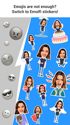 Emolfi Emoji Stickers Keyboardのおすすめ画像1