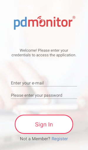 PDMonitorApp Screen 2