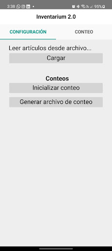 Android application Inventarium 2.0 screenshort