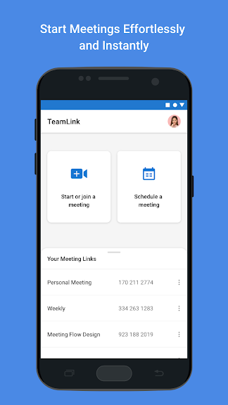 화상 회의 - Web 회의 - TeamLink_4