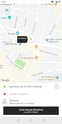 Android application moveRTI screenshort