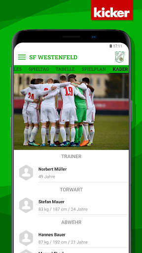 Android application SF Westenfeld screenshort