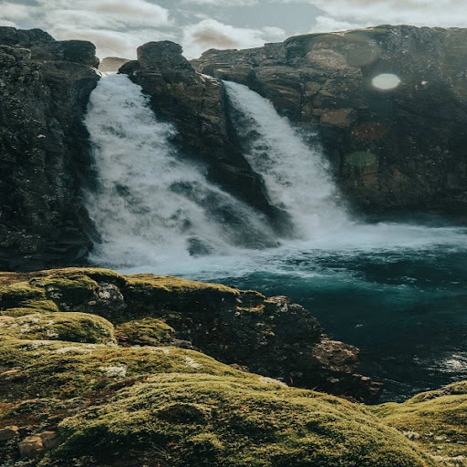 Android application Waterfall wallpaper screenshort