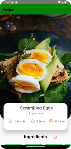 Recipe Screen 3