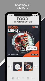 Food Flyer Design Maker 1.2 APK screenshots 4