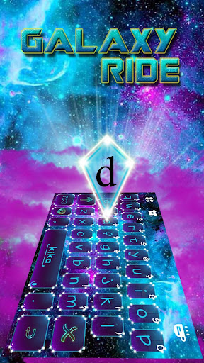 Galaxyride Keyboard Theme Screen 2