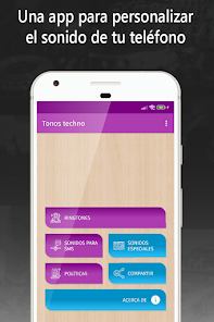 Captura de Pantalla 1 tonos techno para celular android