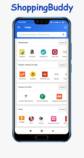 Android application All In One Online Shopping App screenshort