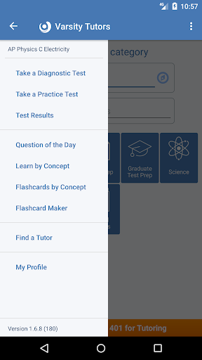 Android application AP Physics C Electricity screenshort