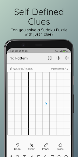 Sudoku: Self Challenge Screen 3