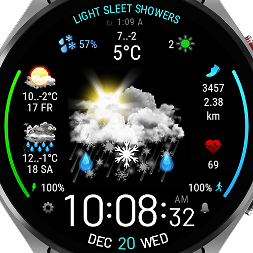 Weather watch face W5