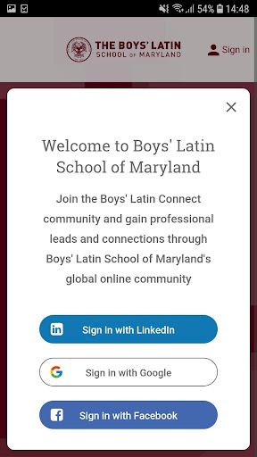 Boys Latin Connect Screen 3