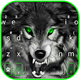 Fierce Wolf Green Keyboard Theme icon