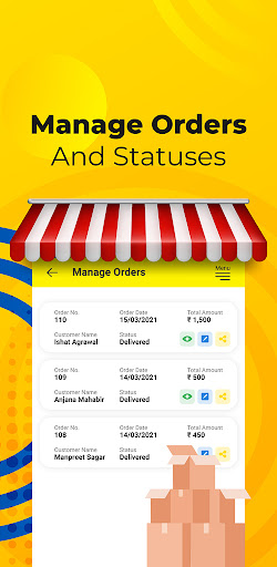 Yellow Store Business Screen 3