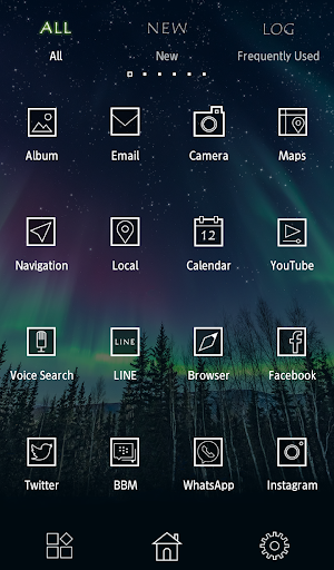 Beautiful Aurora Theme Screen 3