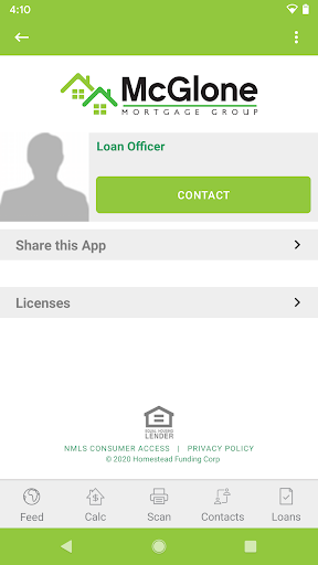 Android application Go McGlone screenshort