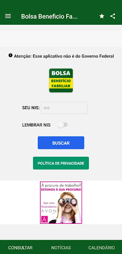 Bolsa Calendário Familiar Screen 2