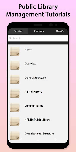 Android application Easy Public Library Management screenshort