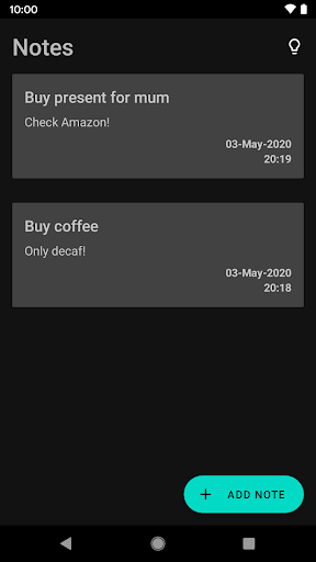 Simple Notepad Screen 3