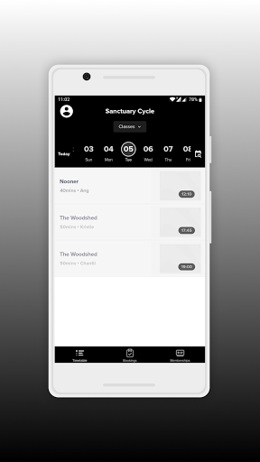 Android application Sanctuary Cycle screenshort
