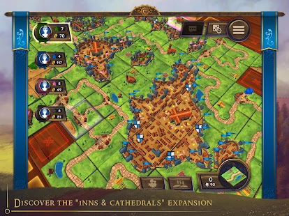 Captura de tela de Carcassonne: Tiles & Tactics