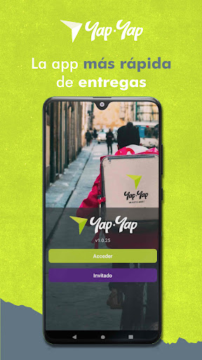 Android application YapYap Negocio screenshort