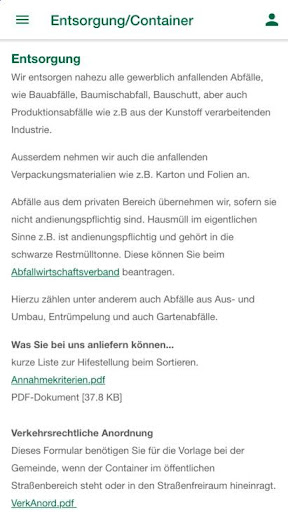 Kirn Entsorgungs GmbH Screen 3