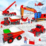 Cover Image of Descargar Simulador de grúa de carretera de nieve 3D  APK