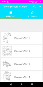 Coloring Dinosaurs New 1.0.0 APK + Mod (Free purchase) for Android