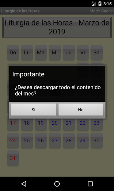 Captura de Pantalla 6 Liturgia de las Horas android
