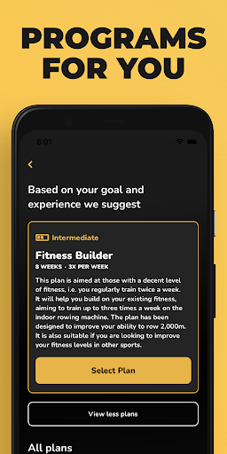 Screenshot of Start Rowing - Rowing Workouts
