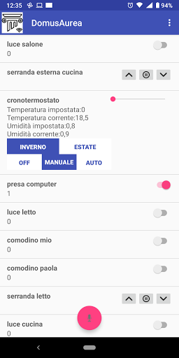 Android application DomusAurea screenshort