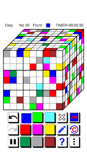 3D Color Place：3D Sudoku Screenshot