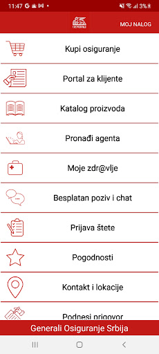Android application Generali Srbija Agro Test screenshort