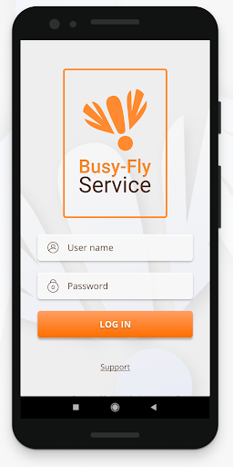 Android application BusyFly Service screenshort