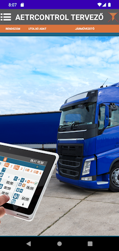 Android application Fleet rest period planner screenshort