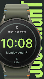 Just Right Digital Watch Face poster 28