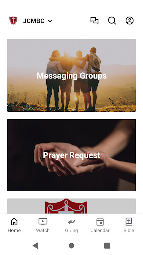 Android application Johnson Chapel Baptist Church screenshort