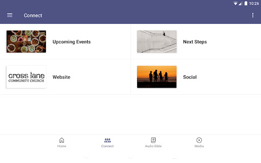 Screenshot of Cross Lane Community Church
