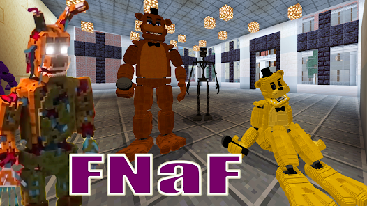 Becoming FNAF Animatronics in Minecraft! (Minecraft FNAF Universe Mod) 