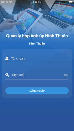 Android application Quản lý họp Tỉnh Ủy Ninh Thuận screenshort