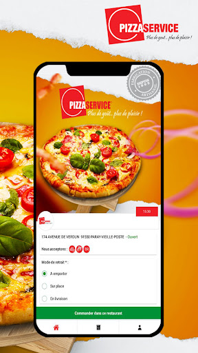 Pizza Service Paray Screen 2