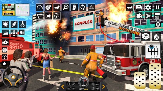 Firefighter Rescue Truck Game Unknown