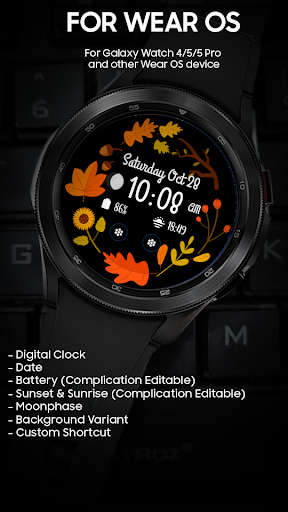 Android application Hello Autumn screenshort