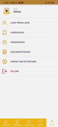 Android application TrainGolkar screenshort