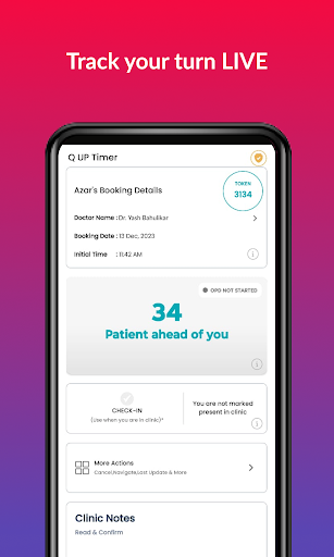 Speciality Care Clinic Screen 3